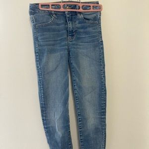 american eagle medium wash skinny jeans